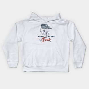 America - land of the free Kids Hoodie